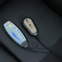 HOMCOM Power Lift Chair Heated Vibrating Massage Recliner Sofa with Remote PU Black(m-12)