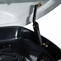 Aosom 7 Cubic Feet Cargo Box - Hard-Shell Rooftop Rack Luggage Carrier(m-8)