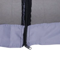 Outsunny Outdoor Sun Shade Gazebo, Canopy Tent with Mesh Screen Walls, Ideal for Garden & Patio, Grey(m-7)