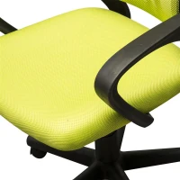 HomCom Adjustable Mesh Mid Back Computer Desk Office Task Chair - Lime Green(m-3)