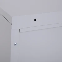 Vinsetto 2 Drawer File Cabinet Metal Storage Chest Home Office - Grey(m-12)