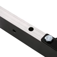 Heavy Duty Aluminium Motorcycle Dirt Bike Scooter Carrier Hitch Rack Hauler Trailer with Loading Ramp Double-hung Arm - IKURAM(m-10)