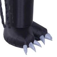 HOMCOM 9’ Outdoor Inflatable Halloween Arch - Creepy Black Cat(m-10)