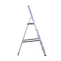 HomCom 5-Step Folding Aluminum Step Stool Ladder(m-2)