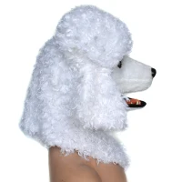 HomCom Poodle Dog Costume Mouth Mover Mask(m-2)