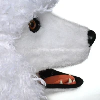 HomCom Poodle Dog Costume Mouth Mover Mask(m-7)