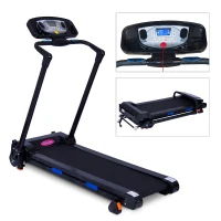 Soozier 1100W Portable Electric Folding Treadmill Running Machine with LCD Display(m-13)
