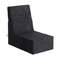 HomCom Fold Down Chair Flip Out Chair - Black(m-1)