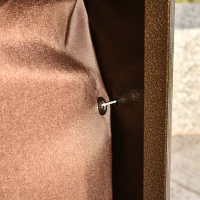 Outsunny 10'x12' Hardtop Gazebo with Mesh Curtains & Steel Slat Canopy, Outdoor Shelter for Patio, Garden, Brown(m-8)