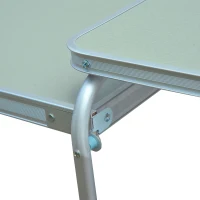 Outsunny 6' Portable Fold-Up Camp Kitchen - Silver(m-11)