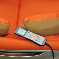 HomCom Electric Full Body Shiatsu Massage Chair - Orange(m-4)