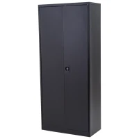 Vinsetto 72” Tall Steel Large Freestanding Commercial Warehouse Utility Storage Cabinet - Black(m-1)