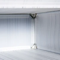 HomCom 5 Drawer Storage Cube Stackable Portable Wardrobe Cabinet with Doors(m-10)