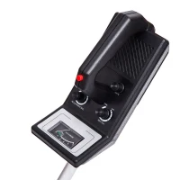 Outsunny Outdoor Gold Hunter Coin Finder Metal Detector - Black(m-8)