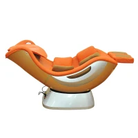HomCom Electric Full Body Shiatsu Massage Chair - Orange(m-3)