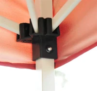 Outsunny 8' x 8' Slant Leg Easy Pop-Up Tent - Rust Red(m-8)