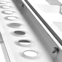 Heavy Duty Aluminium Motorcycle Dirt Bike Scooter Carrier Hitch Rack Hauler Trailer with Loading Ramp Double-hung Arm - IKURAM(m-9)