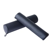 HomCom 22" Portable Massage Stool and Pillow Set - Black(m-4)