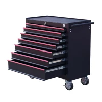 HomCom Rolling Steel 7 Drawer Tool Chest Cart with Handle(m-2)