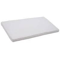 Outsunny 2-Person Outdoor Weather Resistant Garden Hanging Bench with Cushion - Dark Brown(m-12)