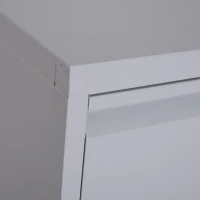 Vinsetto 28" Metal 2 Drawer Vertical Locking Office Filing Cabinet - Grey(m-11)