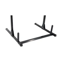 Soozier Adjustable Upper Body Strength Training Power Rack Exercise Stand - Black(m-8)
