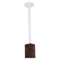 PawHut 106" Adjustable Height Floor-To-Ceiling Vertical Cat Tree - Brown and Cream(m-8)