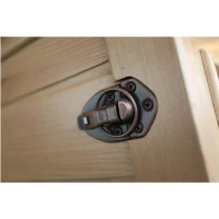 Soozier Wooden Indoor 2 Person Square Heat Room Infrared Sauna w/ Ceramic Heater(m-7)