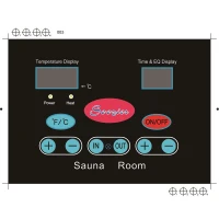 Soozier Wooden Indoor 2 Person Square Heat Room Infrared Sauna w/ Ceramic Heater(m-8)