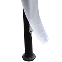 Outsunny 10’ x 10’ Outdoor Portable Dome Canopy Tent Sunshade Cover - White(m-5)