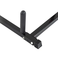 Soozier Adjustable Upper Body Strength Training Power Rack Exercise Stand - Black(m-5)