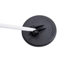 Outsunny Outdoor Gold Hunter Coin Finder Metal Detector - Black(m-9)