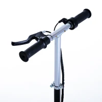 Aosom Black High-Powered 120W Motorized Kids Folding Electric Scooter with LED Lights(m-5)