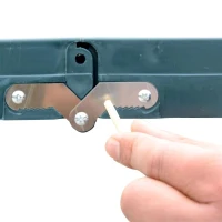 Open Box Outsunny 4 Person Plastic Portable Compact Folding Suitcase Picnic Table Set with Umbrella Hole - Green(m-9)