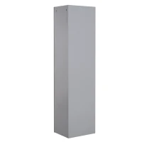 Vinsetto 71" 2 Tier Freestanding Steel Metal Lockable Employee Wall Locker Storage Cabinet - Grey(m-6)