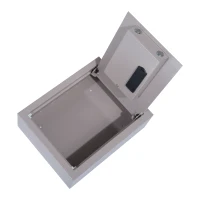 HomCom 15” x 12” x 5” Top Opening Drawer Digital Passcode Safe Home Security Storage With Emergency Keys(m-3)