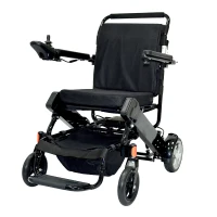 HomCom Lightweight Portable Folding Collapsible Electric Mobility Wheelchair(m-1)