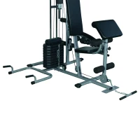 Soozier Versatile Steel Full Body Home Gym Exercise Equipment Machine with 100lb Weight Stack(m-6)