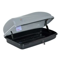 Aosom 7 Cubic Feet Cargo Box - Hard-Shell Rooftop Rack Luggage Carrier(m-7)