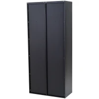 Vinsetto 72” Tall Steel Large Freestanding Commercial Warehouse Utility Storage Cabinet - Black(m-7)