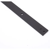 HomCom Rustic 6' Interior Sliding Barn Door Kit Hardware Set - Black Craftsman Horseshoe(m-8)