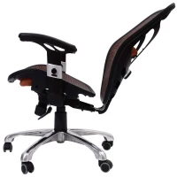 HomCom Mesh Ergonomic Home Office Desktop Computer Chair - Orange(m-3)