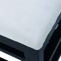 HomCom 31" Compact Wooden Entryway Shoe Organizer Storage Bench - Cream White(m-8)