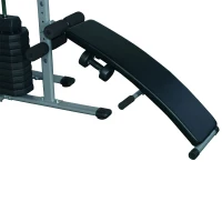 Soozier Versatile Steel Full Body Home Gym Exercise Equipment Machine with 100lb Weight Stack(m-8)