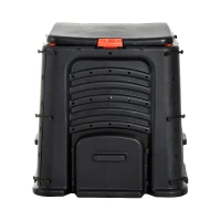 Outsunny 400L Organic Waste Compost Bin - Black(m-5)