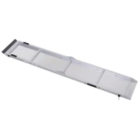 Open Box PawHut 96” Portable Bi-Fold Folding Pet Ramp for Large Dogs Car Truck SUV(m-7)