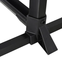 Soozier Adjustable Bike Storage Rack Stand Vertical Dual-Use Metal Frame - Black(m-5)