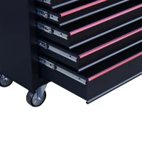 HomCom Rolling Steel 7 Drawer Tool Chest Cart with Handle(m-6)