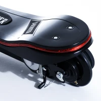 Aosom Black High-Powered 120W Motorized Kids Folding Electric Scooter with LED Lights(m-10)