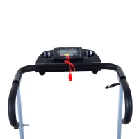 Soozier 500W Portable Electric Folding Treadmill Running Machine with LCD Display - Black(m-5)